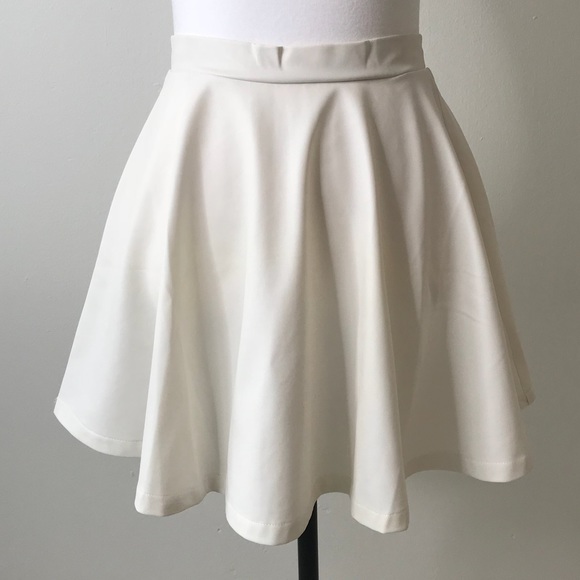 Cals Brand. Faux Leather Skater Skirt - Picture 2 of 6